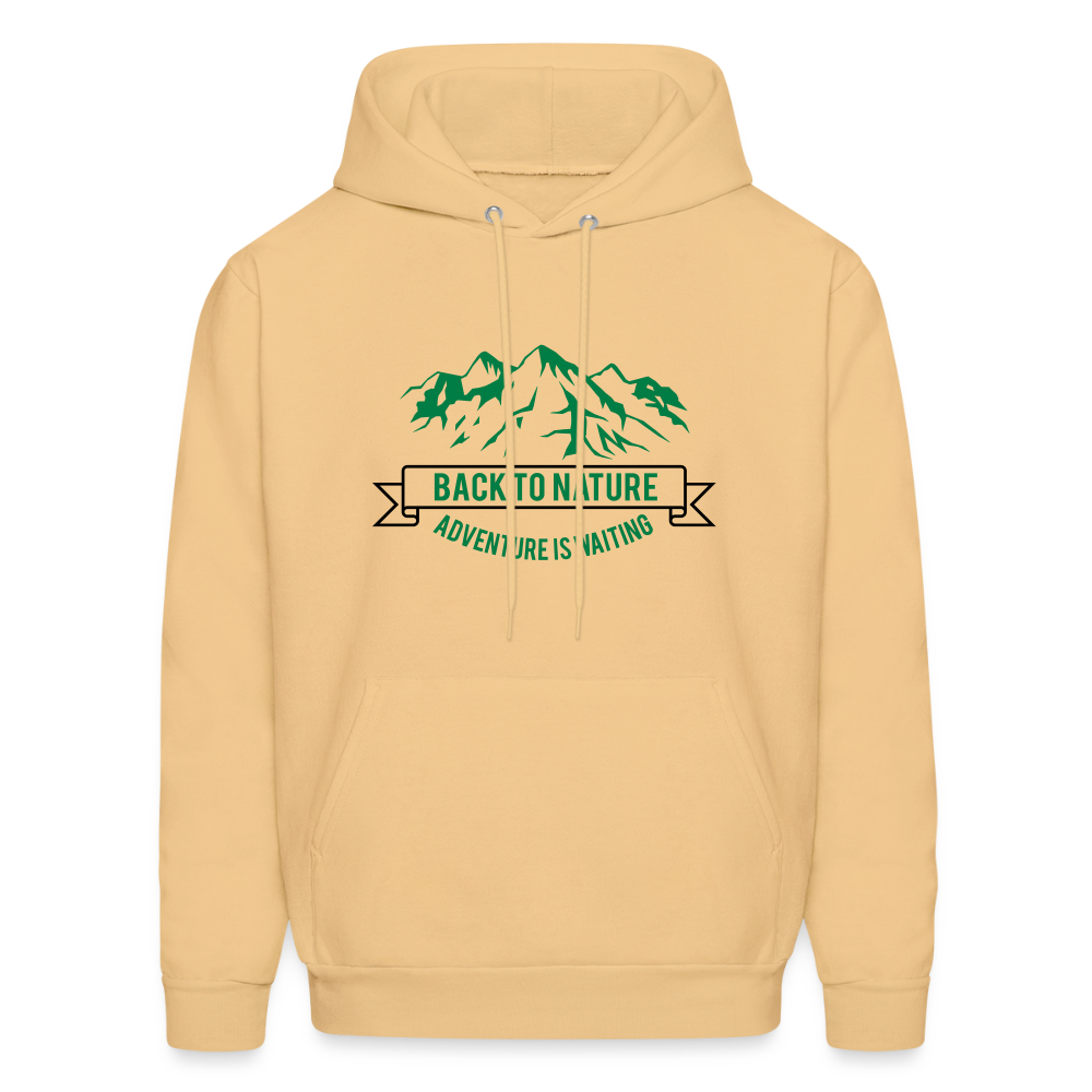 Men's Hoodie - light gold 